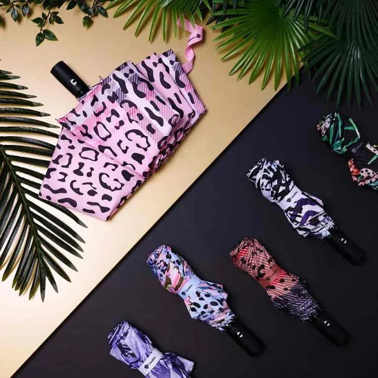 Caramia Auto Open & Close Umbrella - Pawberry