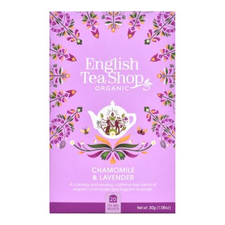 ENGLISH TEA SHOP Chamomile and Lavender 20 Sachets