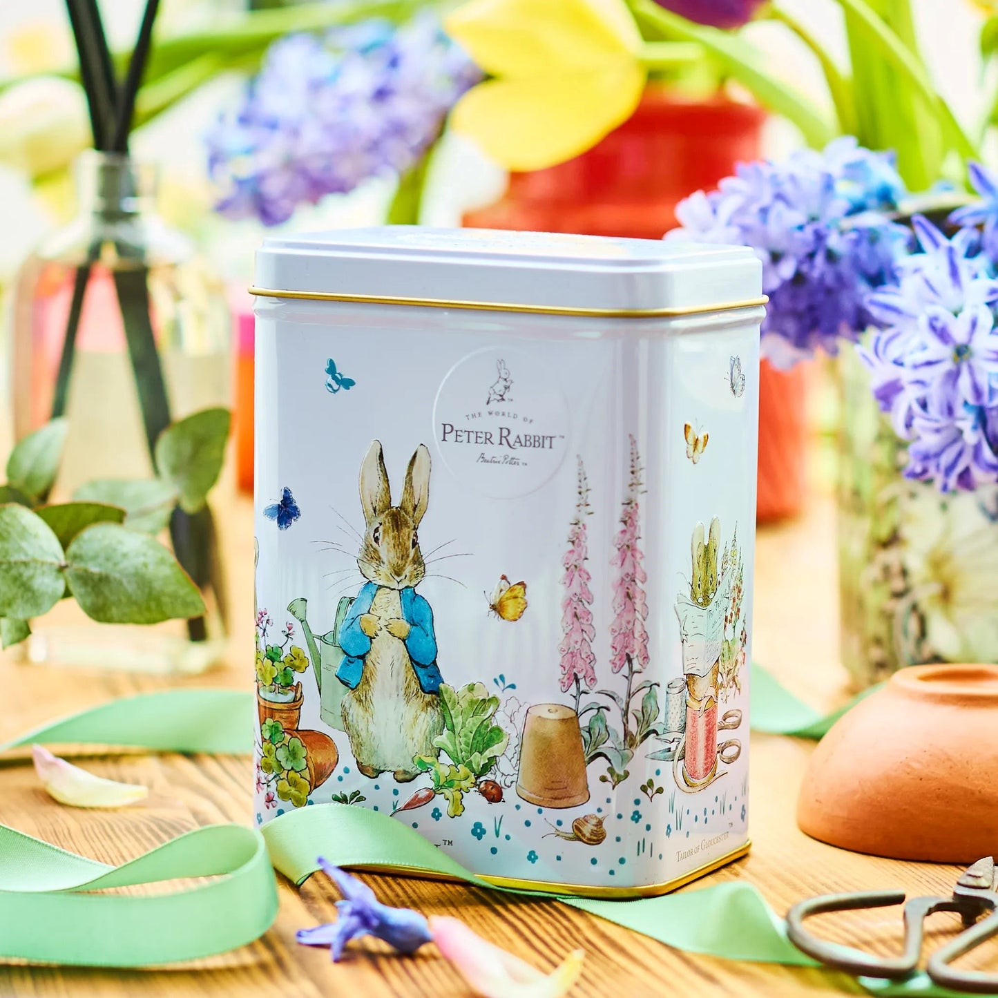 NEW ENGLISH TEAS English Breakfast Peter Rabbit Portrait Tea Tin - English Breakfast - 40 tea bags