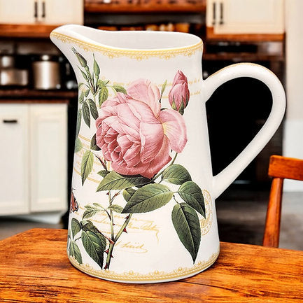 Redoute Rose Jug