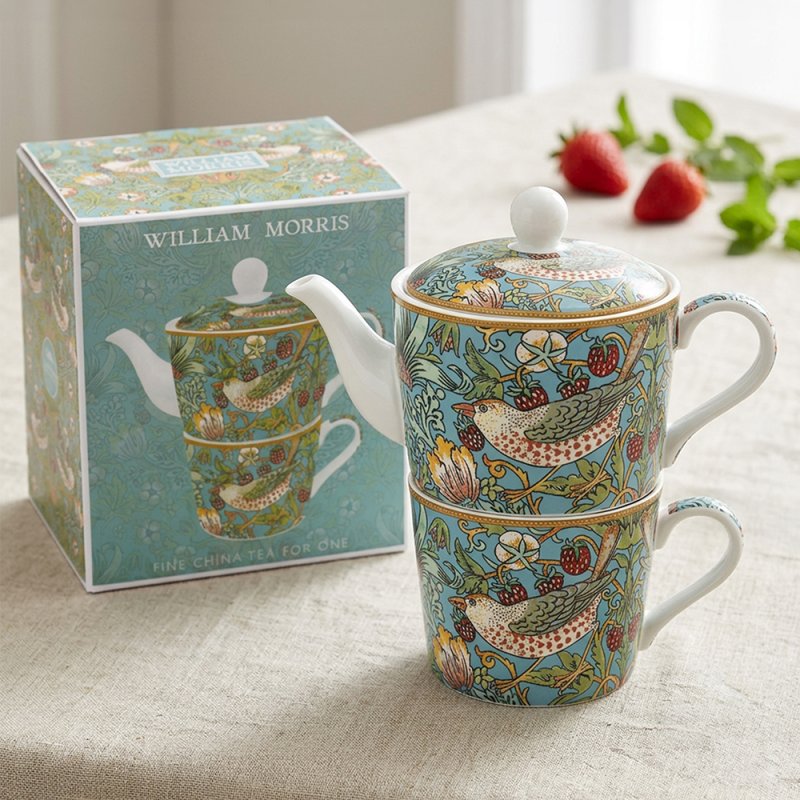 STRAWBERRY THIEF TEA FOR ONE - WILLIAM MORRIS