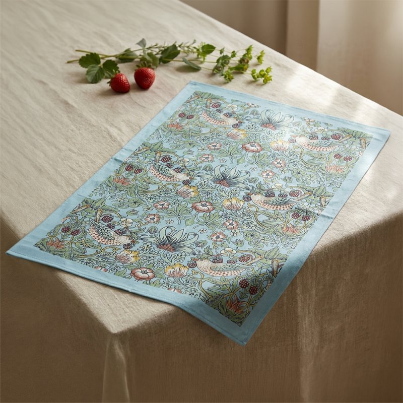 WILLIAM MORRIS - STRAWBERRY THIEF TEA TOWEL