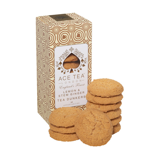 Ace Tea- lemon and stem ginger tea dunkers