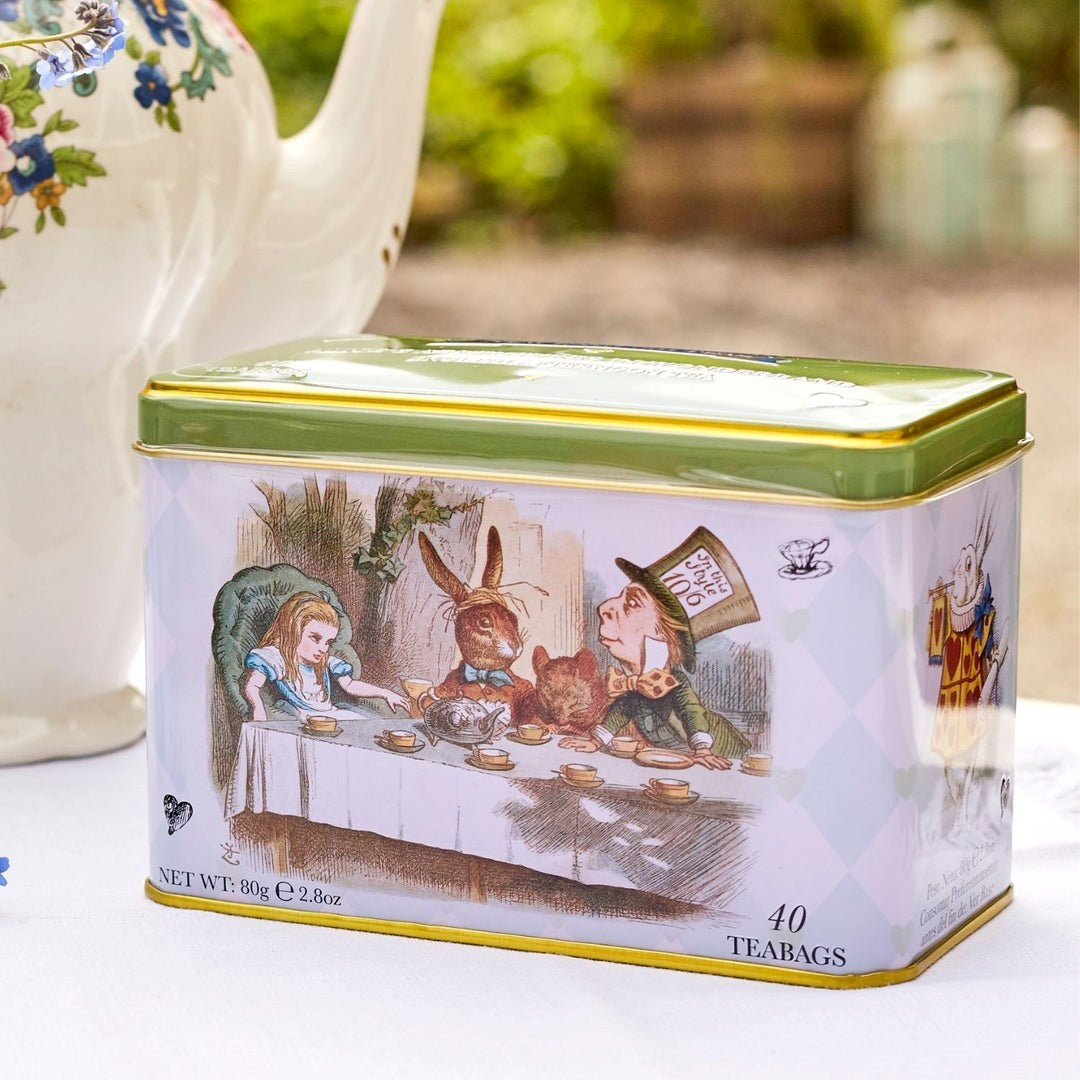 Alice In Wonderland 40 Teabag Tin