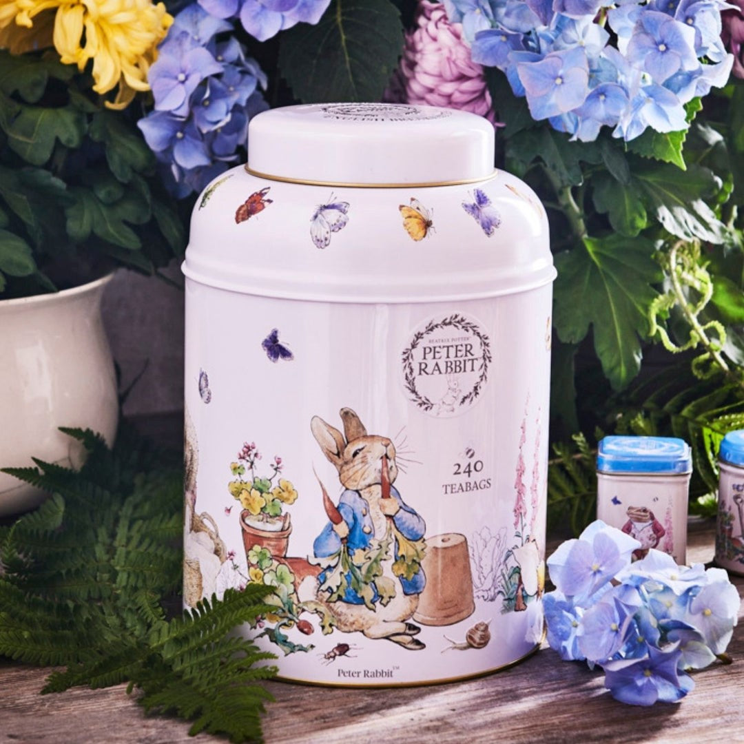 Beatrix Potter Deluxe Tea Caddy - 240 Teabag Tin - English Breakfast