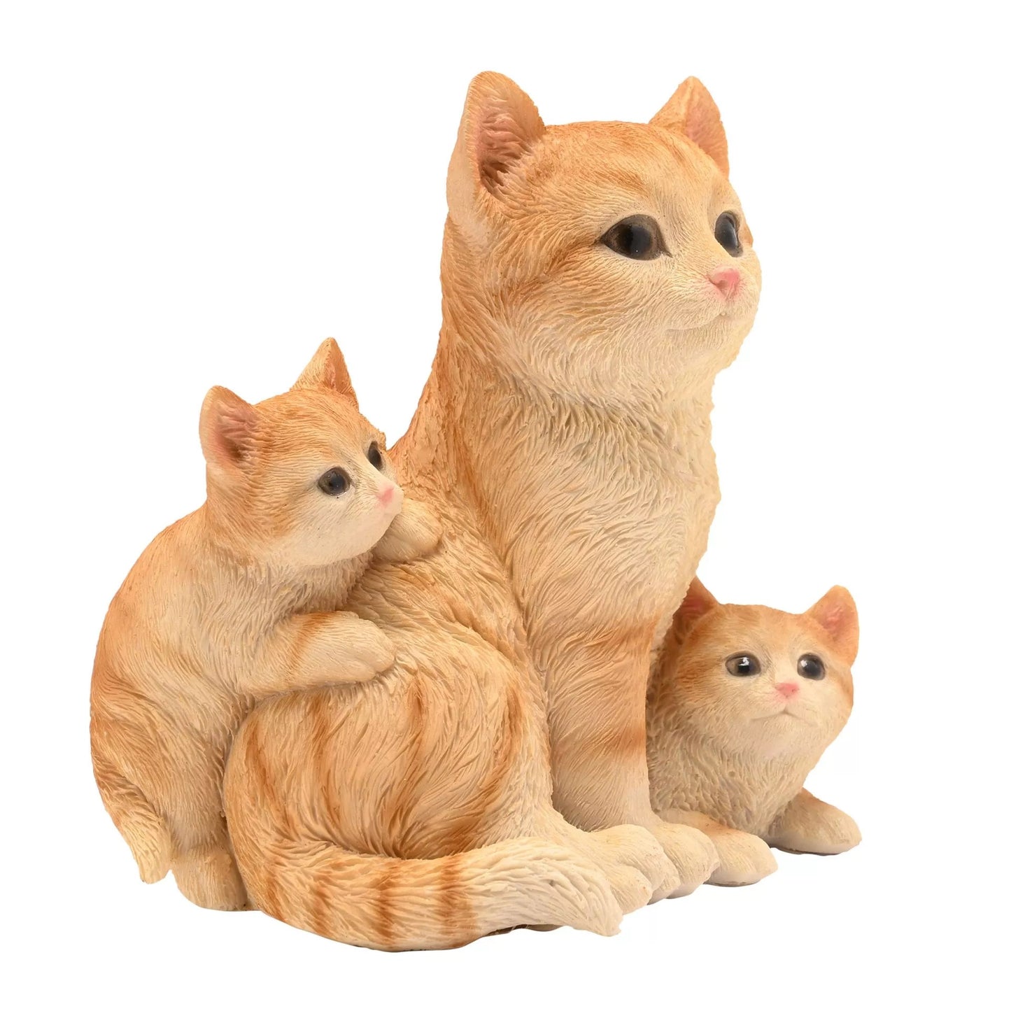 Best of Breed Cat Family Figurine - Height 15cm