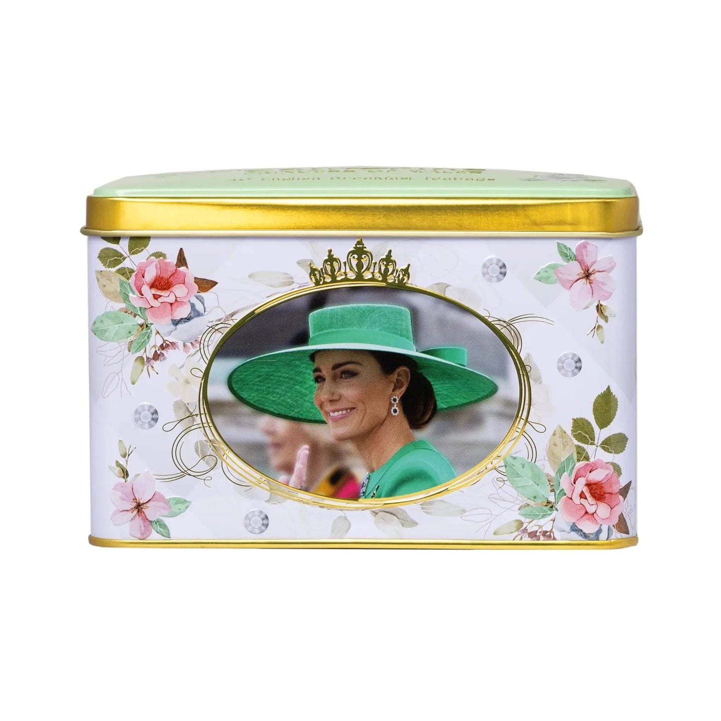 The Royal Family - Catherine Princess of Wales Tea Tin - 40 Breakfast Tea Bags