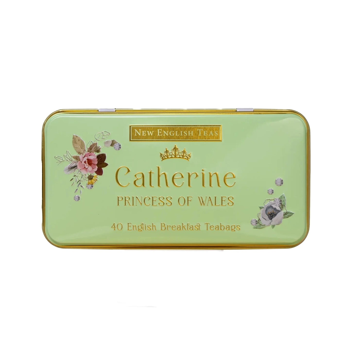 The Royal Family - Catherine Princess of Wales Tea Tin - 40 Breakfast Tea Bags