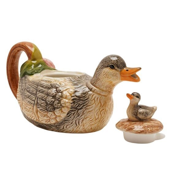 Hestia Duck & Duckling Teapot
