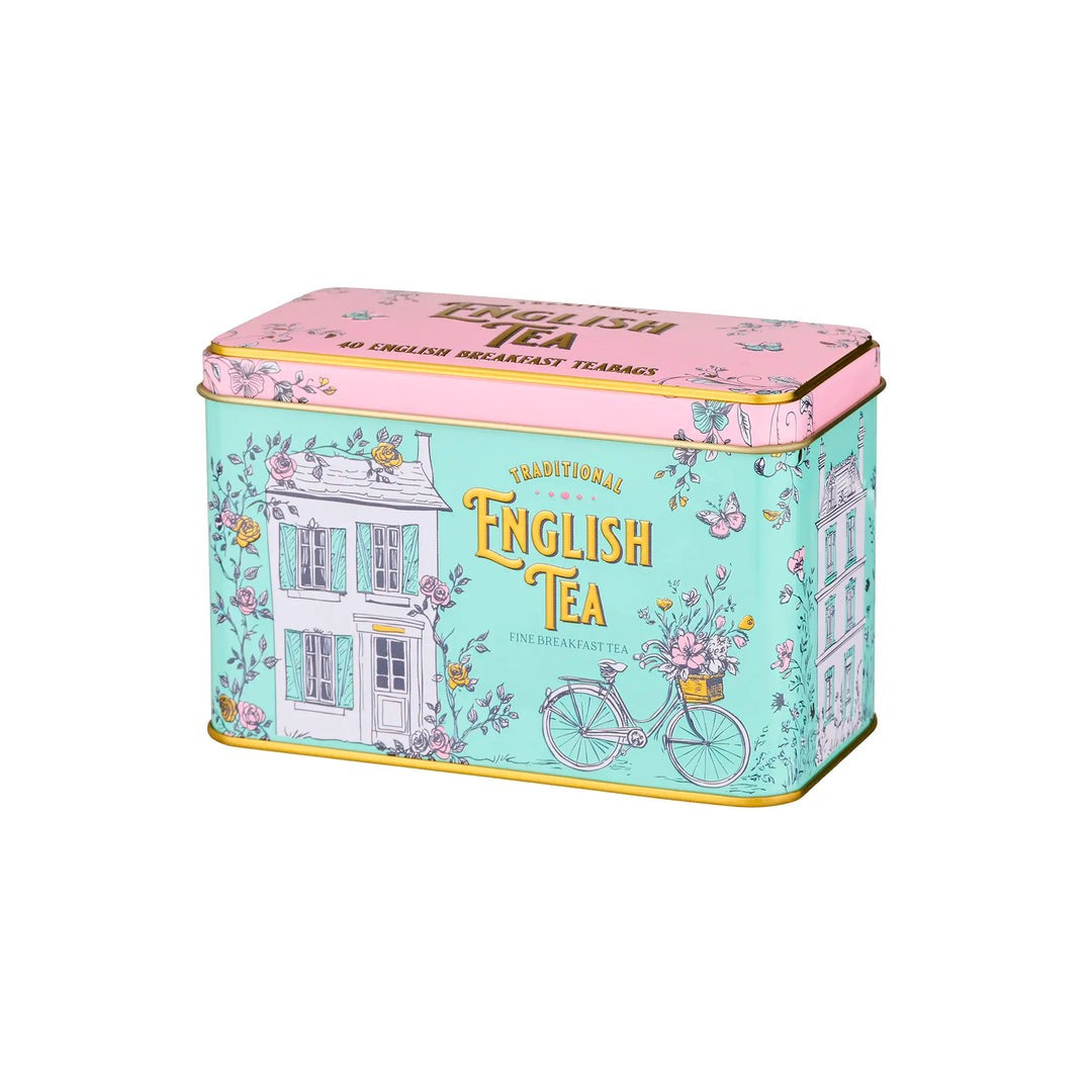 New English Teas - English Cottage - Classic Tea Tin 40 teabags