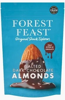 Forest Feast sea salted dark choc almond