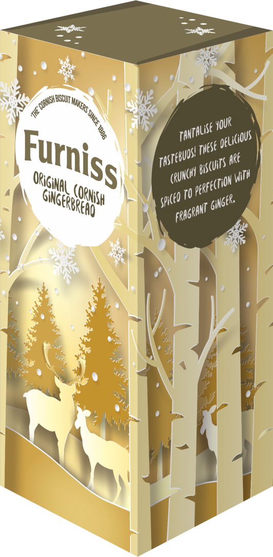 FURNISS Original Cornish Gingerbread - Christmas Carton 160g