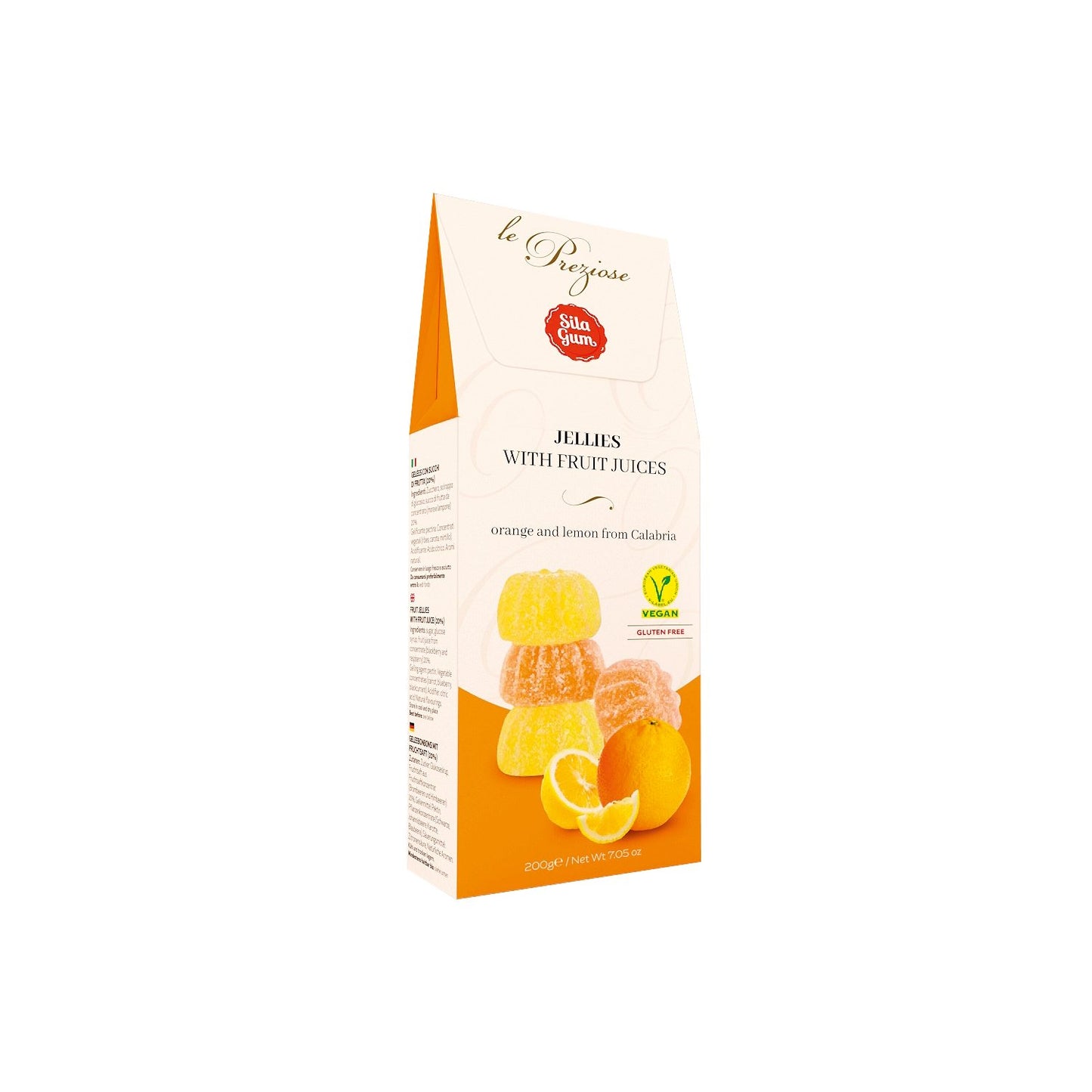 Italian orange & lemon fruit jellies - 200g