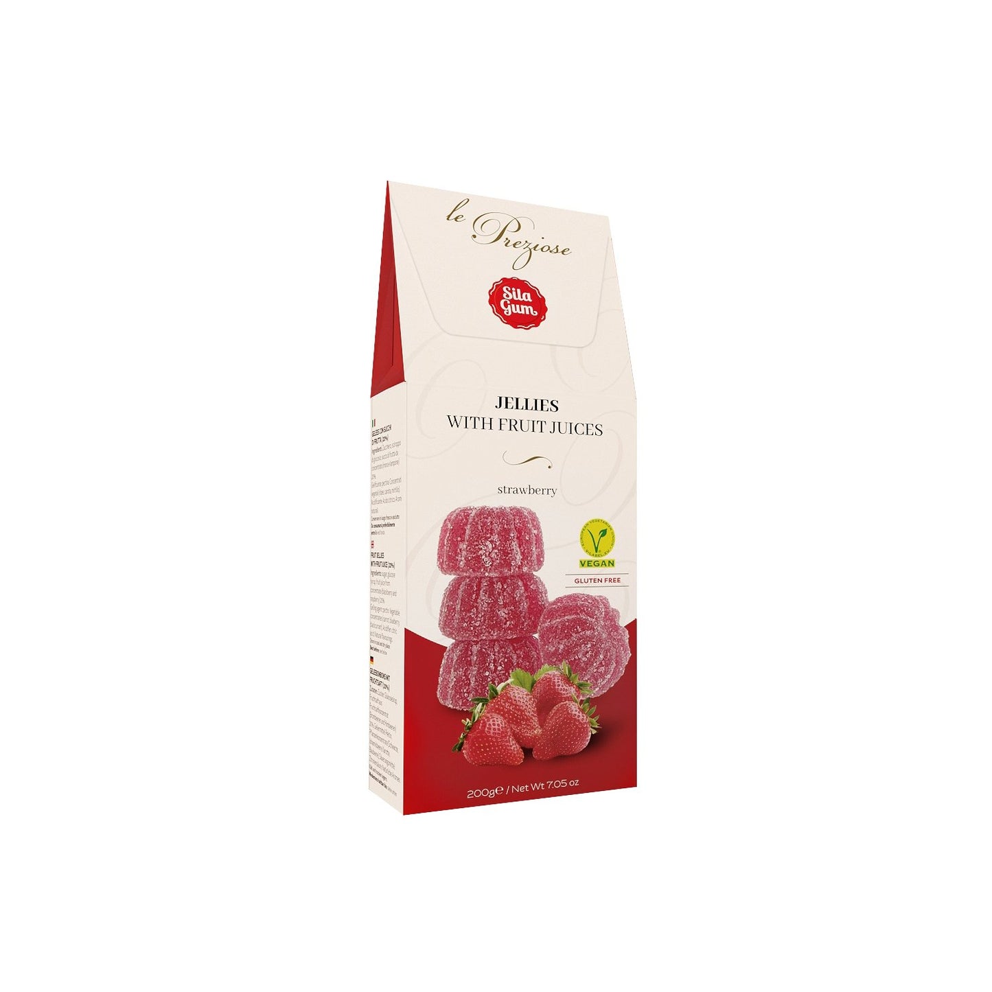 Italian strawberry jellies - 200g