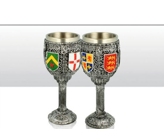 Knights Medieval Resin Goblet