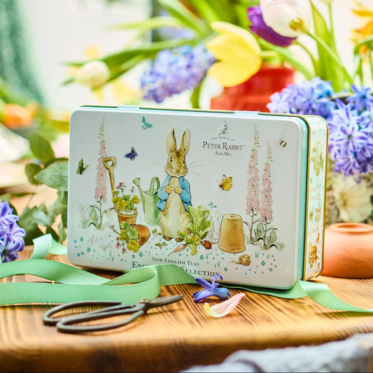 NEW ENGLISH TEAS Teabag Selection Peter Rabbit Tin 72 teabags