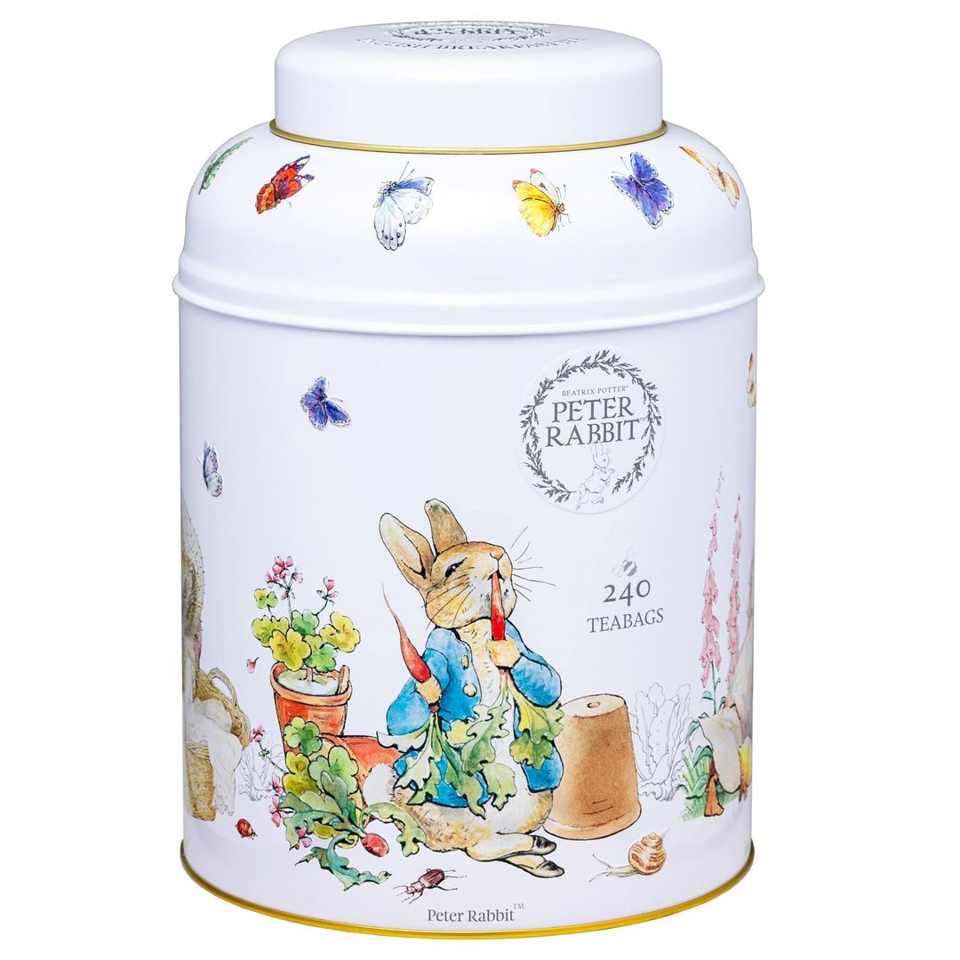Beatrix Potter Deluxe Tea Caddy - 240 Teabag Tin - English Breakfast