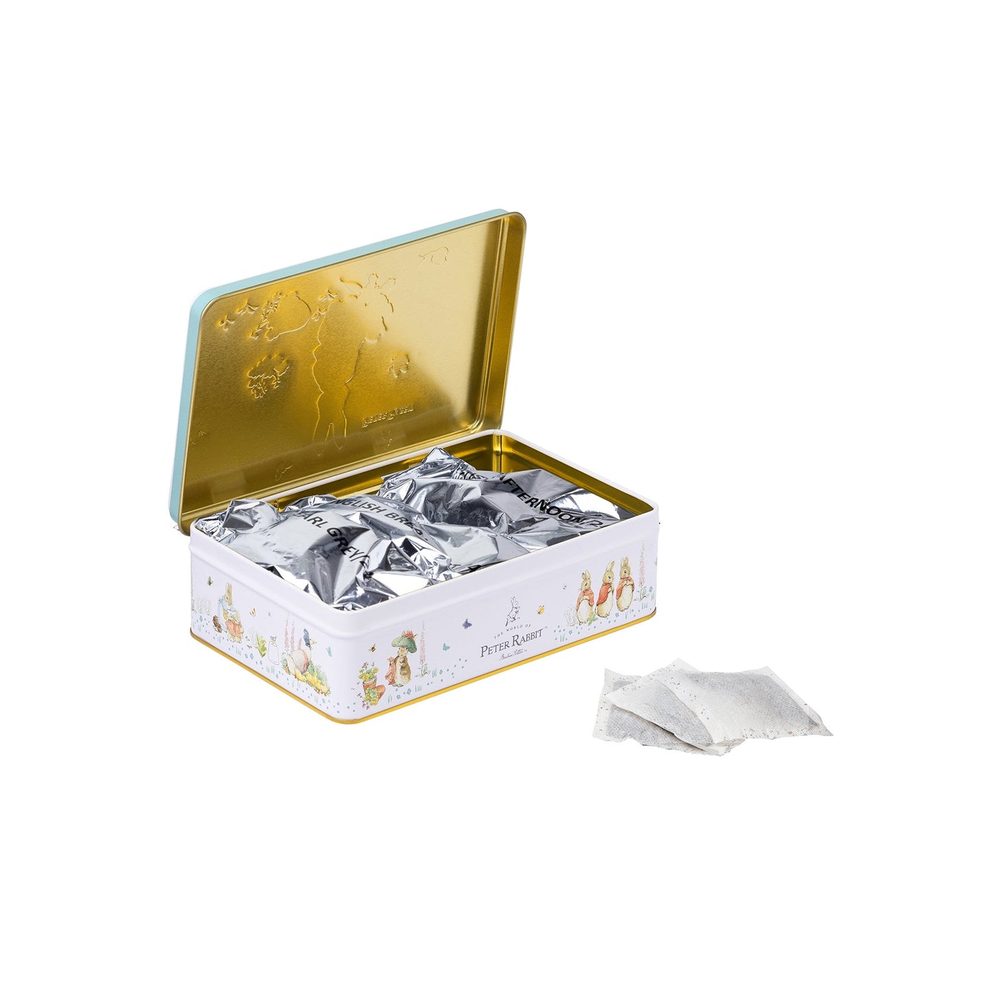 NEW ENGLISH TEAS Teabag Selection Peter Rabbit Tin 72 teabags