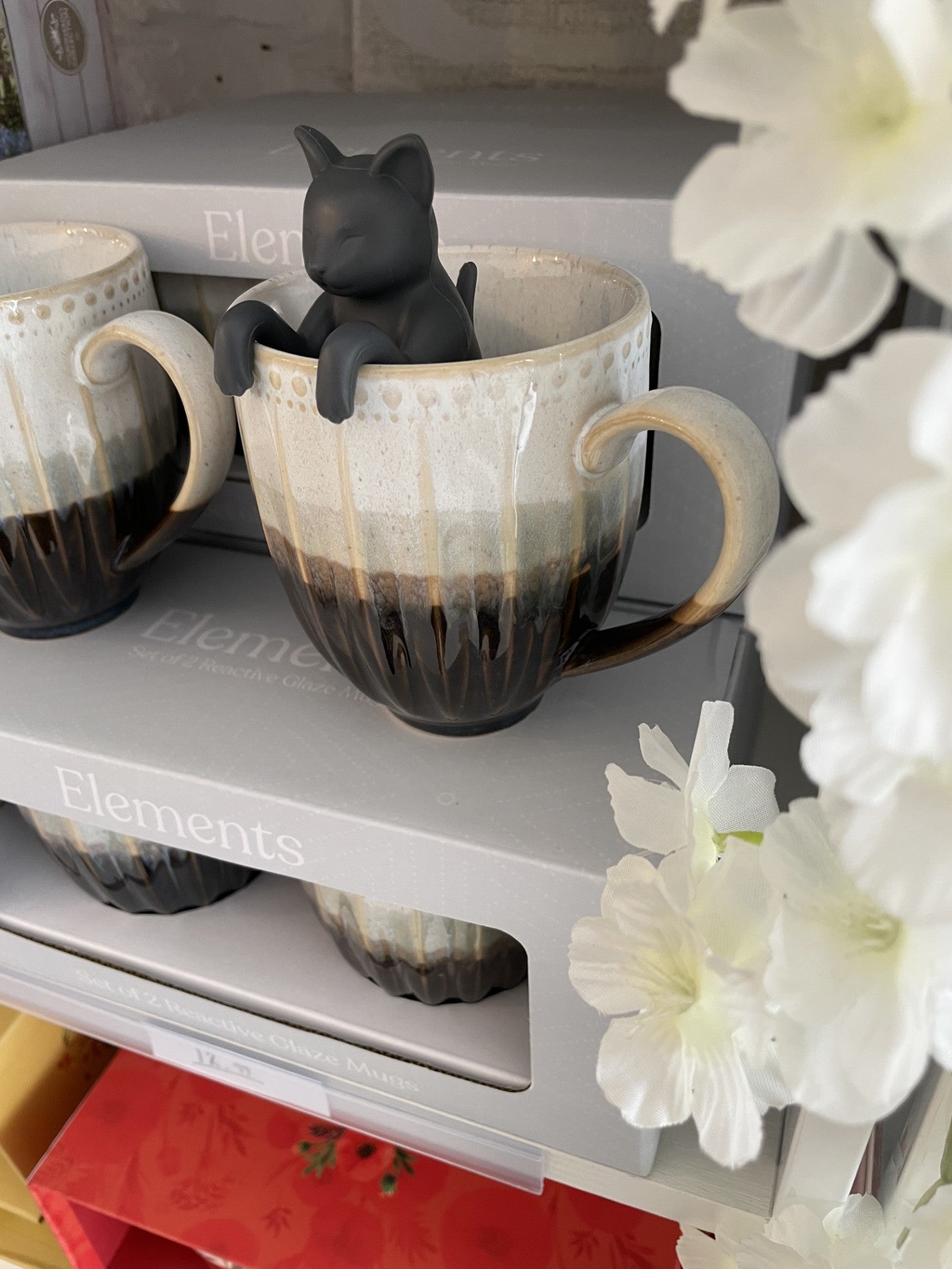 REACTIVE GLAZE MUGS SET OF 2