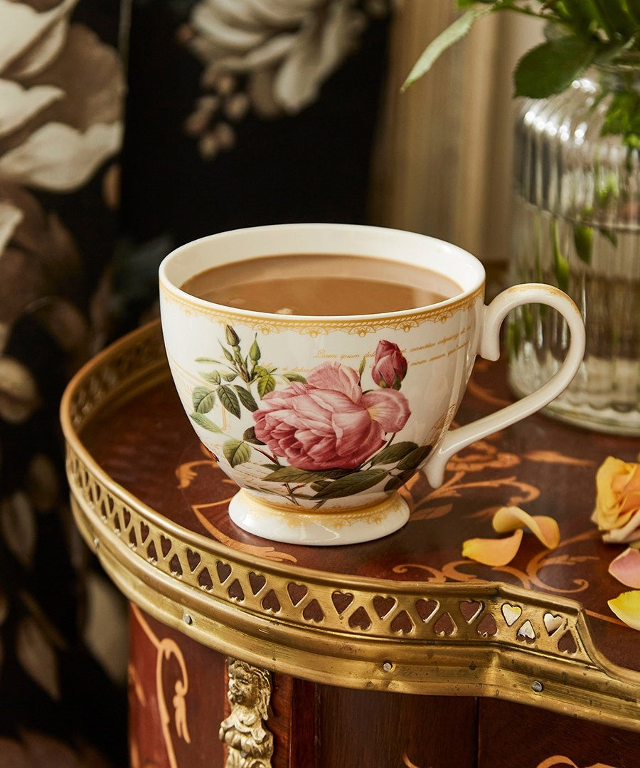 REDOUTE ROSE - Vintage Rose Teacup