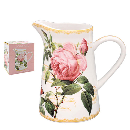 Redoute Rose Jug