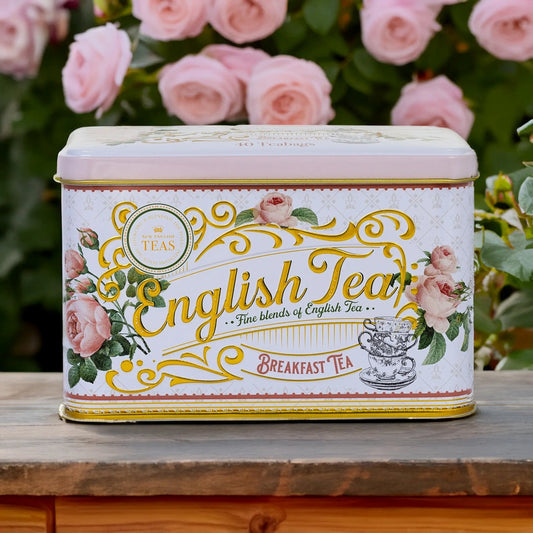 English Garden Florals - The English Rose - 40 English Breakfast teabags