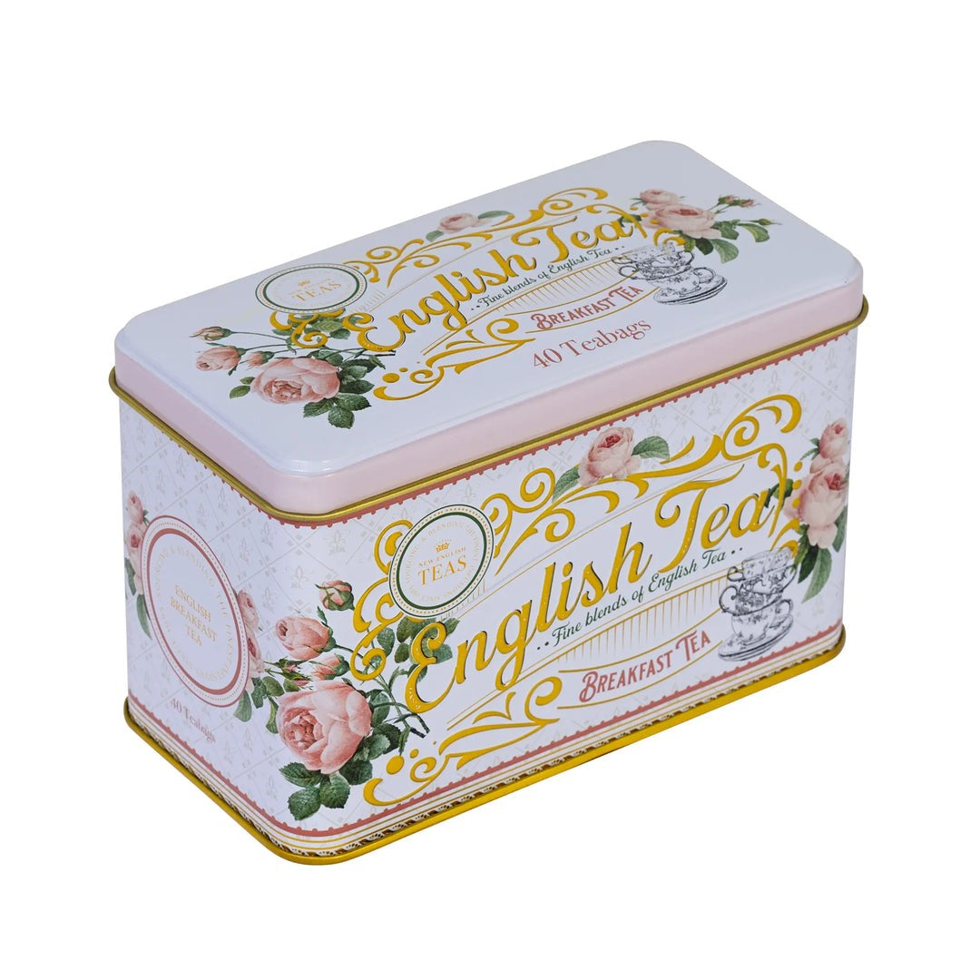 English Garden Florals - The English Rose - 40 English Breakfast teabags
