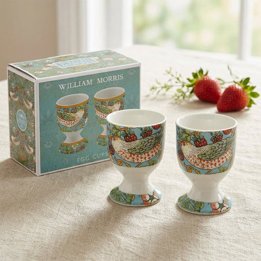 WILLIAM MORRIS - STRAWBERRY THIEF EGG CUPS