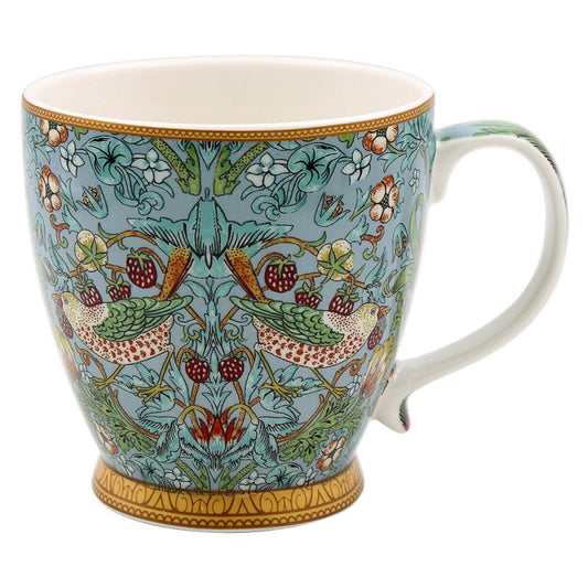 TEAL STRAWBERRY THIEF MUG - WILLIAM MORRIS