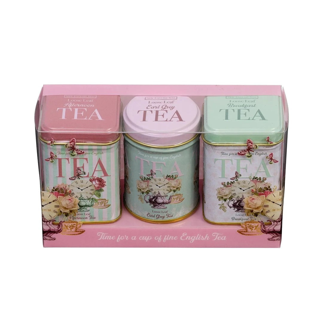 New English Teas - Time For Tea - Mini Tea Tin Set