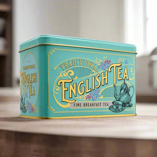 Vintage Victorian 40 Teabag Tin - English Breakfast