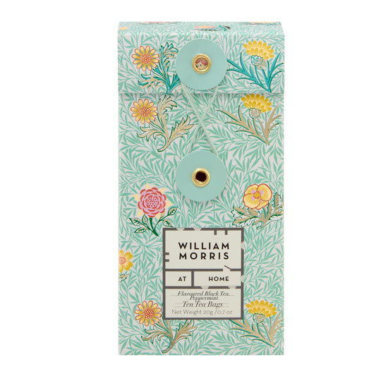 William Morris - At Home - Black Tea Peppermint - 10 tea bags in a gift carton