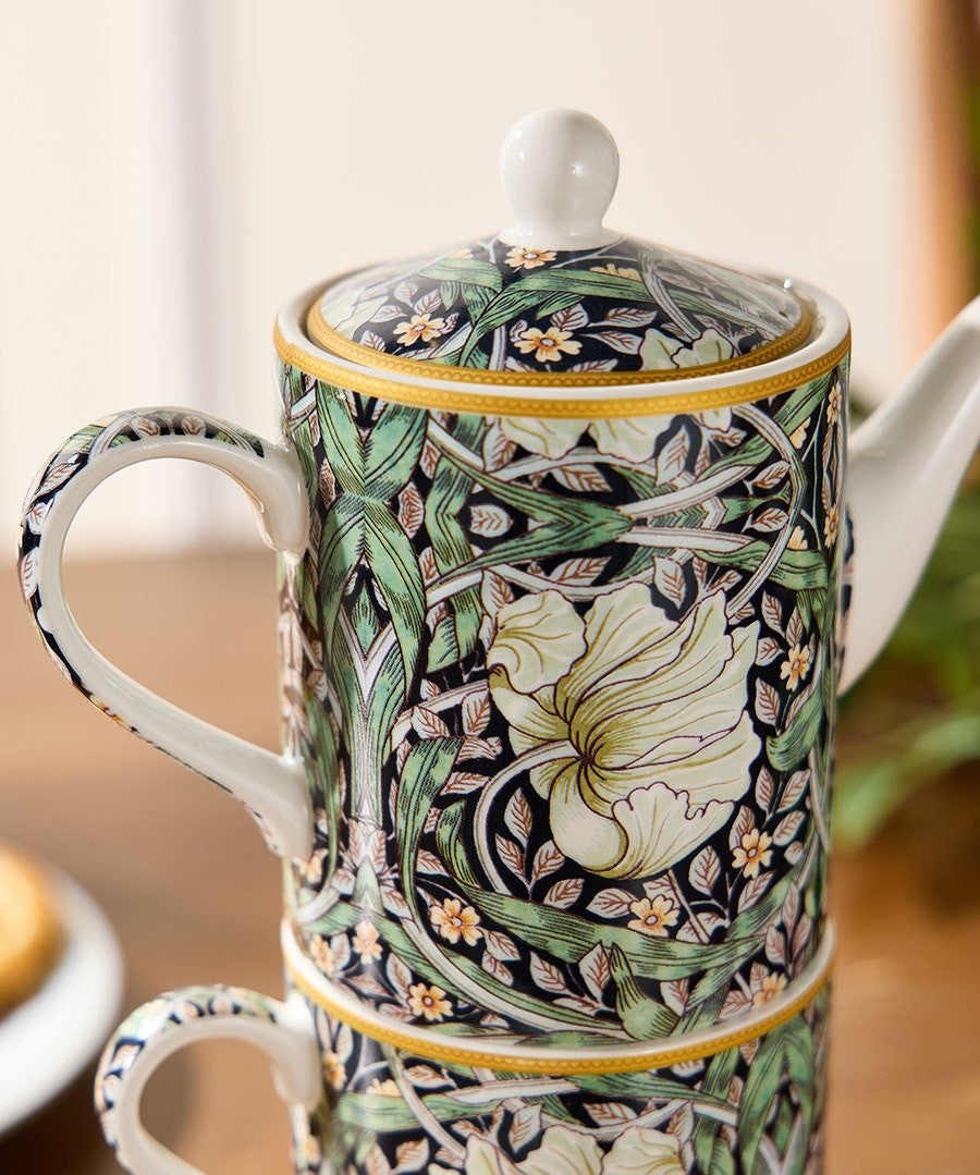 William Morris Midnight Pimpernel Tea For Two