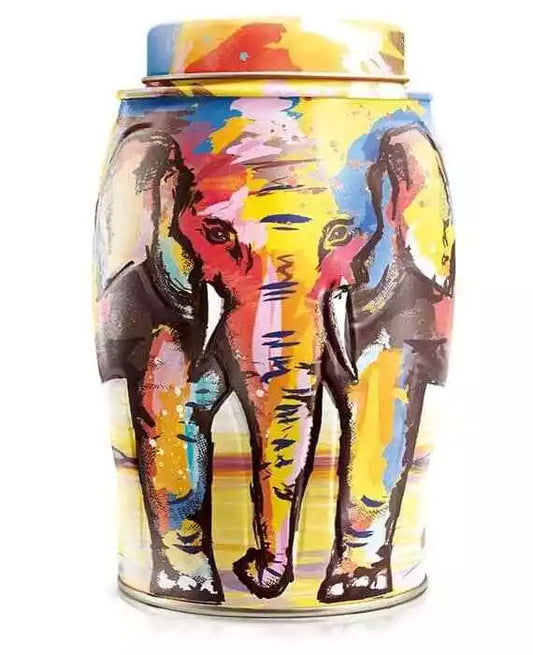 Williamson Tea - Large Elephant Painterly Summer - 40 English Breakfast teabags