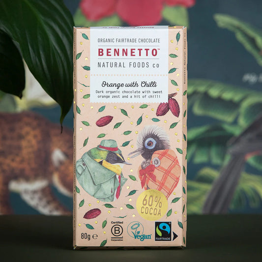 Bennetto  Organic & Vegan Friendly orange with chilli