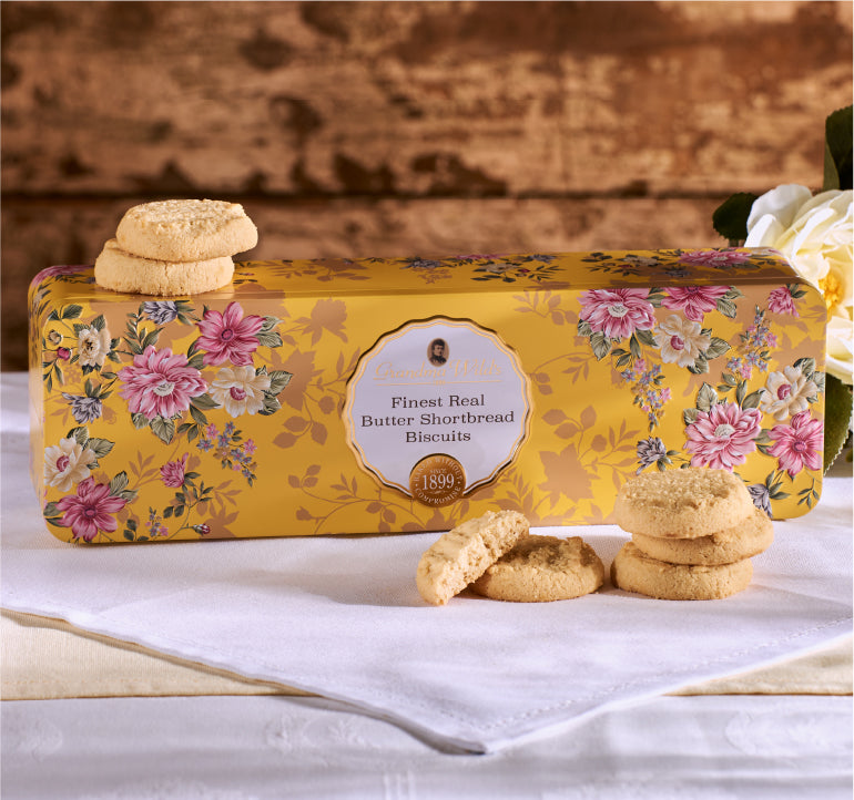 Victorian Floral Buttery Shortbread Tin